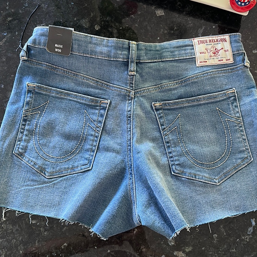 True Religion New Jean Shorts size 30